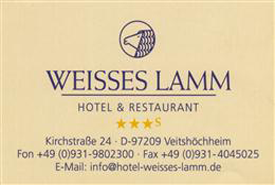 Weißes Lamm